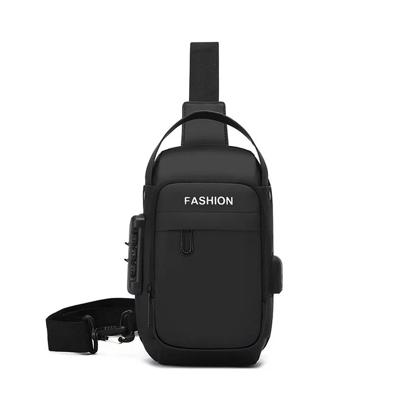 Mochila Anti-Furto com Senha USB Slim Bag